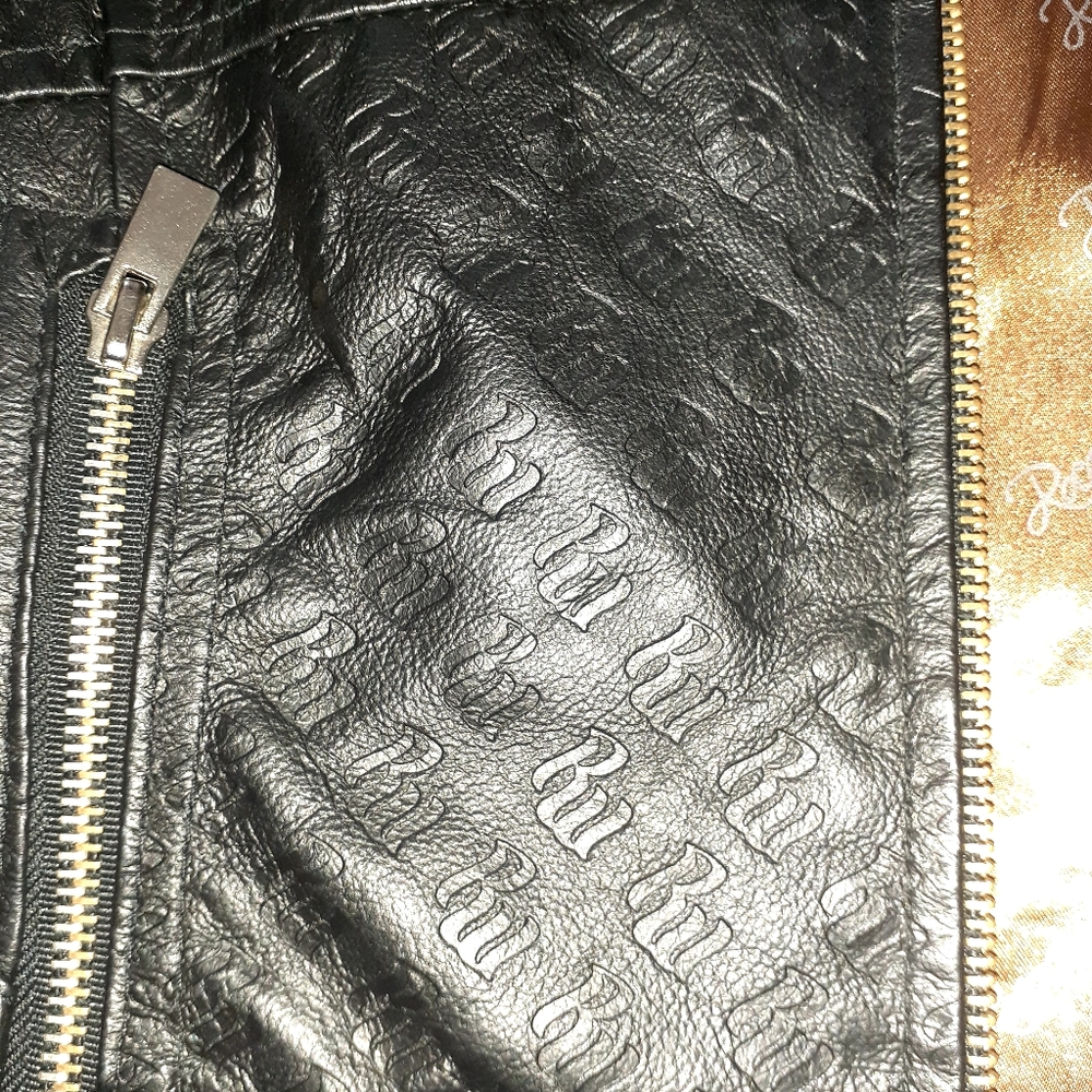 Ladies Rocawear leather jacket Rocawear print - Picture 11 of 12